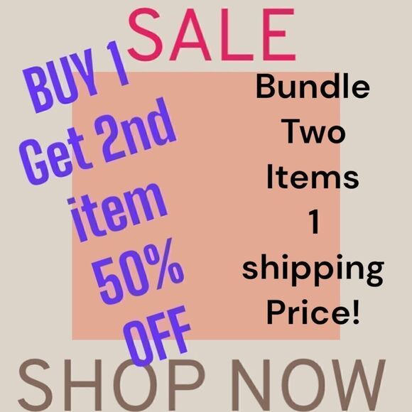 ALL BRANDS Other - Buy one get 1/2 off closet wide sale!